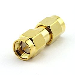 Dgzzi 2-PACK Rf Coaxial Adapter Sma Coax Jack Connector Sma Male To Rp Sma Male