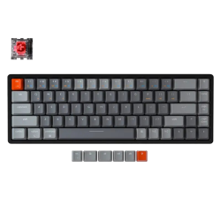Keychron K6 68 Key Alunium Frame Optical Mechanical Keyboard Rgb Red