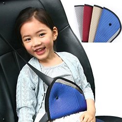 Kids Car Seat Safety Belt Adjuster Beige Or Golden Only