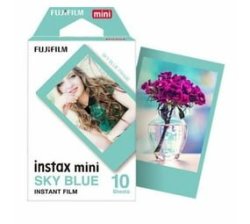 Fujifilm Instax MINI Film Sky Blue Frame