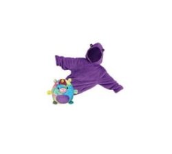 Purple Bb Kids Cute Plush Animal Pet Transforms Into A Cool Hoodie Sweater Jersey