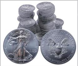 Silver American Eagles 1OZ'S - Price Each Maples Occasionally Avaialble Too