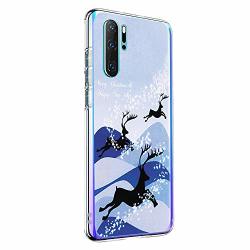 Case Compatible With Huawei P30 Pro Case Clear With Christmas Design For Soft Tpu Transparent Cover For Huawei P30 Pro