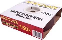 Tork Craft Emery Cloth 50MM X 150 Grit X 50M Roll