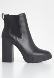 Revised Leather Ankle Boot - Black
