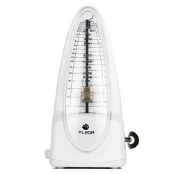 Fleor Piano Mechanical Metronome Pendulum Mechanic Nylon Movement With Bell Ring White
