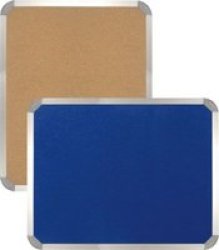 Parrot Info Board Aluminium Frame - Royal Blue Felt 1800 X 1200MM