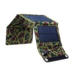 10W 5.5V Waterproof Portable Foldable Solar Panel Charger With USB Port