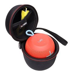Ltgem Eva Hard Case For Ultimate Ears Wonderboom Waterproof Super Portable Bluetooth Speaker - Travel Protective Carrying Storage Bag Black
