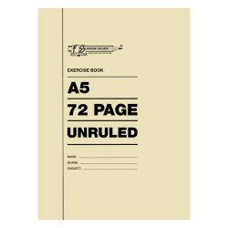 Freedom Stationery 72P A5 Exercise Books Unruled X 20