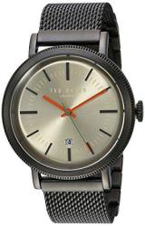 Ted Baker Men's 'connor' Quartz Stainless Steel And Leather Dress Watch Color:blue Model: 10031505