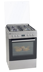 Defy 60cm Gas Electric Stainless Steel Stove DGS160