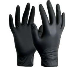 Black Nitrile Powder Free Disposable Gloves Nitrile Safety Gloves Pack Of 500