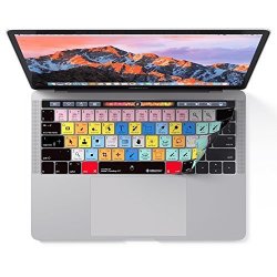 Adobe Photoshop Keyboard Cover For Macbook Pro Touch Bar - Protection And Shortcut Skin. 13 15