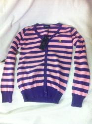 Polo Pink And Purple Stripe Jersey For Girls 9-10 Years