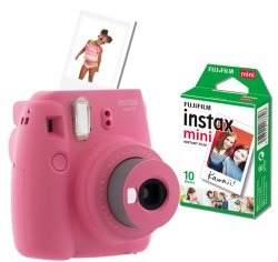 Fujifilm Instax MINI 9 Value Bundle - Flamingo Pink
