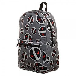 Marvel Comics Deadpool X-force Sublimated Logo All Over Print Backpack
