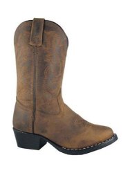 Kids Soft Brown Leather Cowboy Boots Denver Us 9