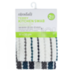 Terra Kitchen Swab 30 X 30CM 2 Pack Colour May Vary