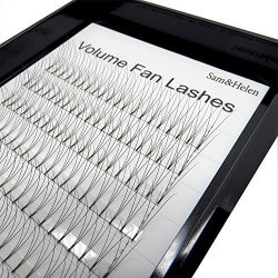 Individual Cluster Lashes Premade Russian Volume 3D Pre Fanned Eyelash Extensions 0.07MM C Curl 9MM 10MM 11MM 12MM 13MM 14MM 12MM