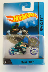Mattel Hot Wheels City 1:64 Diecast Moto Rider Blast Lane