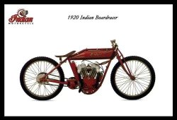Indian Boardracer 1920 - Classic Metal Sign