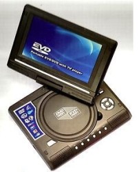 7.8 Inch Lcd Portable Evd Dvd with Tv Player 3d card reader usb Game.