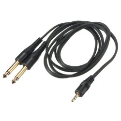 5m 3.5mm Stereo Jack To 2 X 6.35mm 1 4 Mono Plugs Cavo Mixer Audio Cable Splitter Shipping