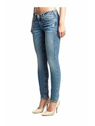 True Religion Women's Halle Stretchy Super Skinny Jeans In Glistening Quartz 24