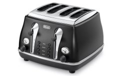 Delonghi Icona Classic Toaster in Onyx Black