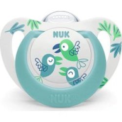 Nuk Silicone Star Soother Birds From Birth