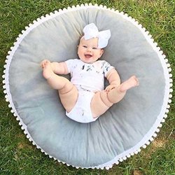 Matoen Baby Infant Cotton Creeping Mat Playmat Blanket Play Game Mat Room Decoration Gray