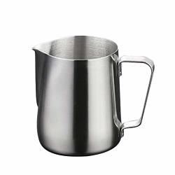 Zsjhtc Milk Frothing Cup Stainless Steel Espresso Coffee Latte Jug Durable Useful Kitchen Accessories 600ML