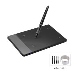 Huion 420 Black 4-BY-2.23 Inches Osu Tablet Graphic Drawing Tablet Signature Pad For Mac And Win...