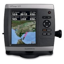 Garmin GPSMAP 521s Fish Finder With Dual Frequency Transducer