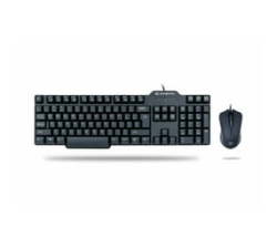 GOFREETECH Wired Kb Mouse Combo - Black