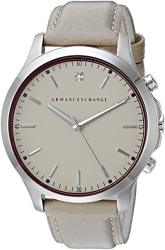Armani Exchange Men's AX2183 Nude Leather Quartz Watch