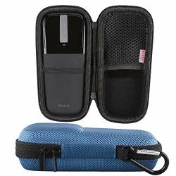 Bovke Protective Carrying Case For Microsoft Arc Touch Mouse Hard Eva Shockproof Travel Storage Pouch Cover Bag Blue