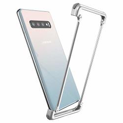 Oatsbasf Phone Case For Samsung Galaxy S10 Eege Bumper Series Samsung Galaxy S10 Shock Absorption Edge Case Support Wireless Charging With Screen Protector