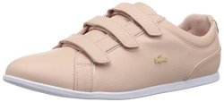 Lacoste Womens Rey Strap Sneakers Natural Synthetic 9 M Us