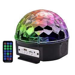 Boomer Vivi B55 Bluetooth Speaker 8.6-INCH Crystal Super LED Strobe Bulb Multi Changing Color Crystal Stage Light Wireless Speaker With Party Dance Light Aux