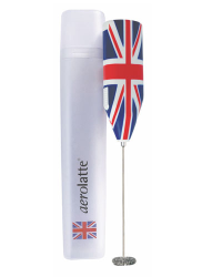Original Steam Free Milk Frother To-go With Storage Tube - Union Jack