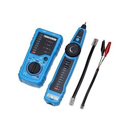 RJ11 RJ45 Network Wire Tester Multifunction Line Finder Toner Ethernet Lan Cable Tester For Network Cable Collation Phone Line Tester Electric Wire Tracer Finder
