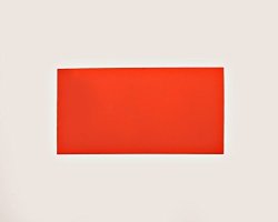Orange Fluorescent Neon Dry Erase Magnet Shelf Labels 1" X 2" - 25 Labels Per Pack