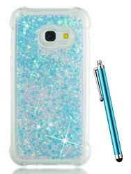 For Samsung J3 Emerge 2017 GALAXY J3 PRIME J3 MISSION J3 ECLIPSE J3 Luna Pro sol 2 AMP Caiyunl Glitter Liquid Bling Floating Quicksand Sparkle Clear Soft Tpu Phone Case