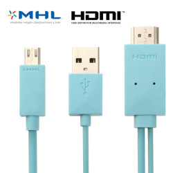 Full Hd 1080p Micro Usb Mhl To Hdmi Adapter Hdtv Adapter Converter Cable For Samsung Galaxy Note ...