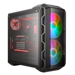 Cooper Cooler Master Mastercase H500M Tempered Glass Iron Grey Steel Atx Mid Tower Chassis