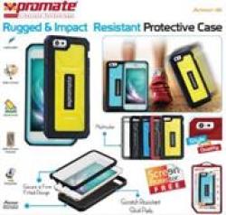 Promate ARMOR-I6 Rugged & Impact Resistant Protective Case For Iphone 6 Colour: Yellow Retail Box 1 Year Warranty Product Overviewthe ARMOR-I6- Rugged &