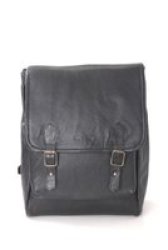 King Kong Leather Corporate Backpack Black