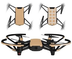 Skin Decal Wrap 2 Pack For Dji Ryze Tello Drone Solids Collection Peach Drone Not Included